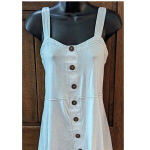 ASOS White Button Up Dress With Shoulder Ties (Women's Size 6 US)